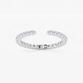 GWA109 - 5/8 ctw Round Lab Grown Diamond Prong Set Nesting Wedding Band