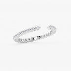 GWA109 - Additional Image 1 for  5/8 ctw Round Lab Grown Diamond Prong Set Nesting Wedding Band