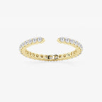 GWA109 - product video for 5/8 ctw Round Lab Grown Diamond Prong Set Nesting Wedding Band