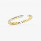 GWA109 - Additional Image 1 for  5/8 ctw Round Lab Grown Diamond Prong Set Nesting Wedding Band
