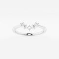 GWA112 - 1/10 ctw Round Lab Grown Diamond Collar Wedding Band