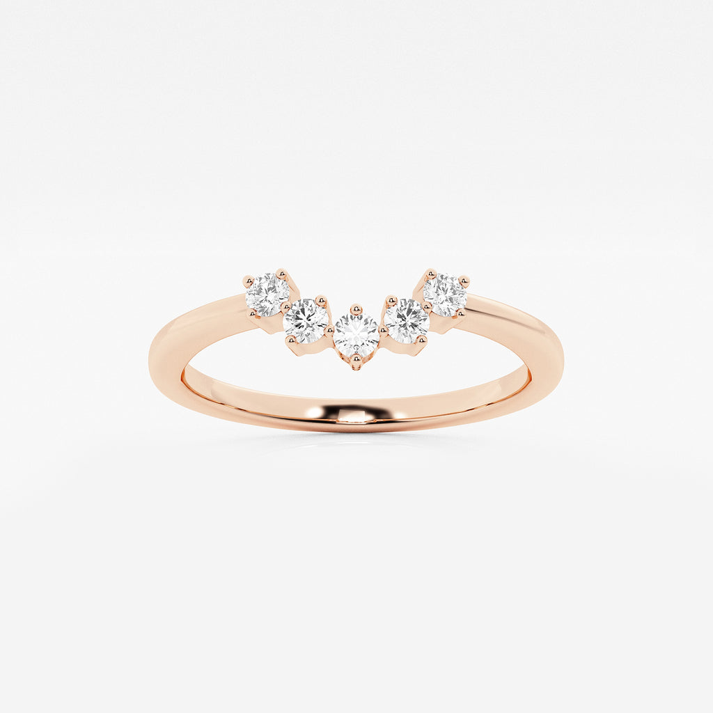 GWA112 - product video for 1/10 ctw Round Lab Grown Diamond Collar Wedding Band