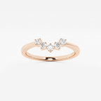 GWA112 - product video for 1/10 ctw Round Lab Grown Diamond Collar Wedding Band