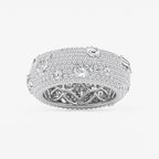 GWA113 - product video for 3 3/4 ctw Multi-Shape Lab Grown Diamond Pave Scatter Eternity Band