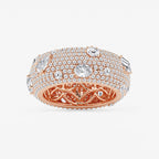 GWA113 - product video for 3 3/4 ctw Multi-Shape Lab Grown Diamond Pave Scatter Eternity Band
