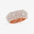 GWA113 - Additional Image 1 for  3 3/4 ctw Multi-Shape Lab Grown Diamond Pave Scatter Eternity Band