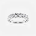 GWA114 - 1 ctw Round Lab Grown Diamond Alternating Band