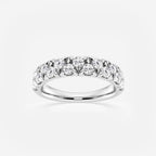 GWA114 - 1 ctw Round Lab Grown Diamond Alternating Band