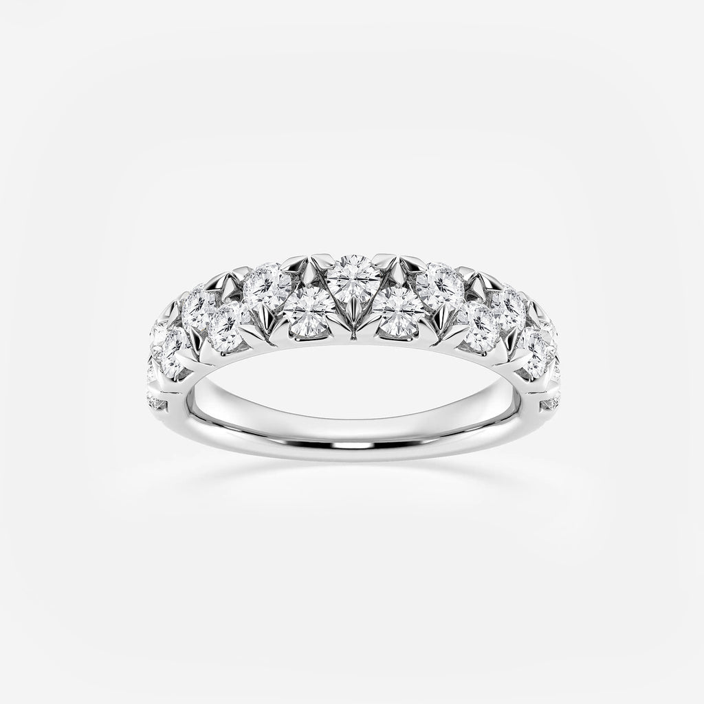 GWA114 - product video for 1 ctw Round Lab Grown Diamond Alternating Band