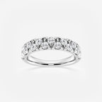 GWA114 - product video for 1 ctw Round Lab Grown Diamond Alternating Band