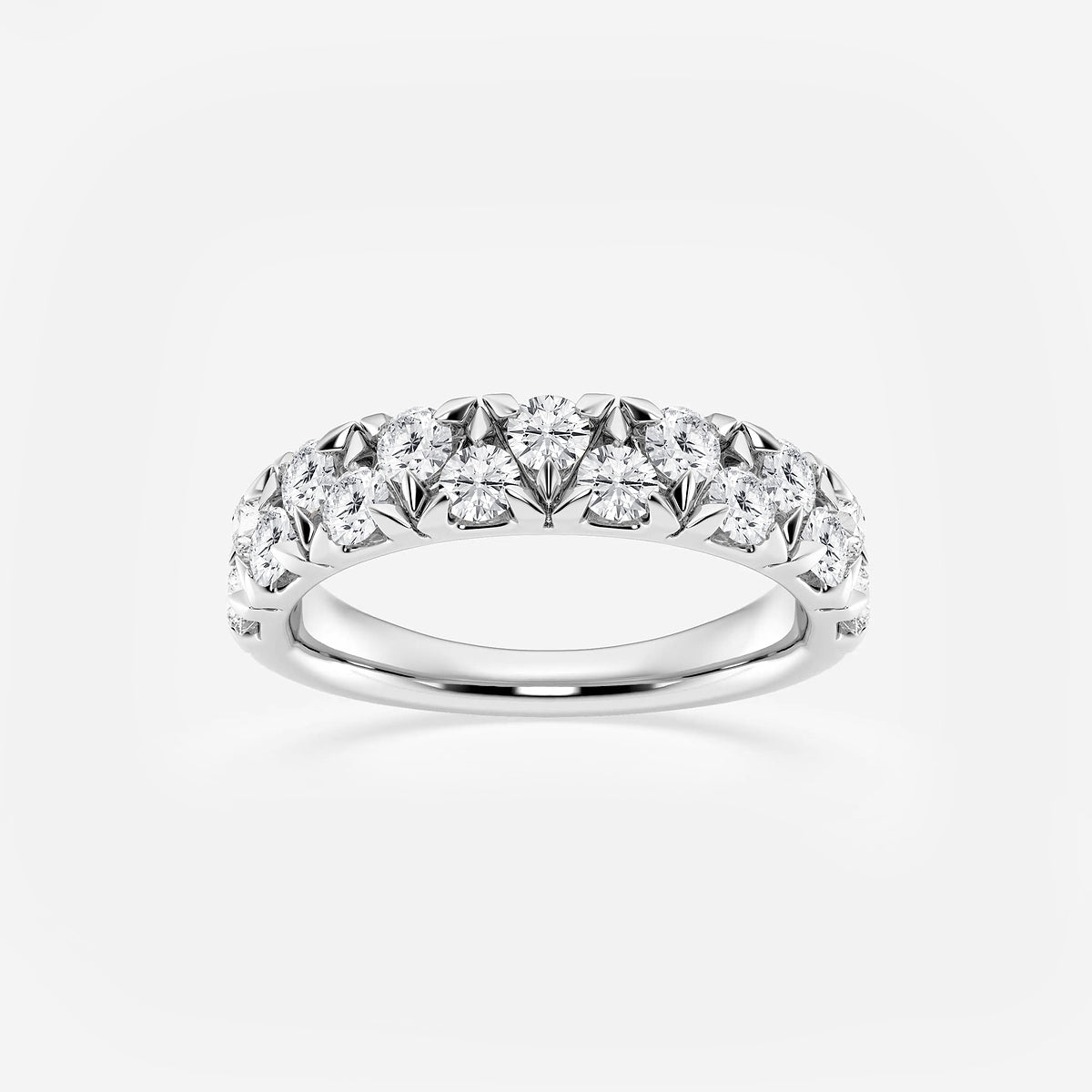 GWA114 - product video for 1 ctw Round Lab Grown Diamond Alternating Band