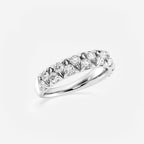 GWA114 - Additional Image 1 for  1 ctw Round Lab Grown Diamond Alternating Band
