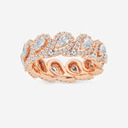 GWA116 - product video for 2 ctw Pear Lab Grown Diamond Halo Eternity Band