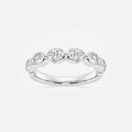 GWA118 - 1 1/2 ctw Oval Lab Grown Diamond Floating Anniversary Band