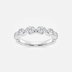 GWA118 - product video for 1 1/2 ctw Oval Lab Grown Diamond Floating Anniversary Band