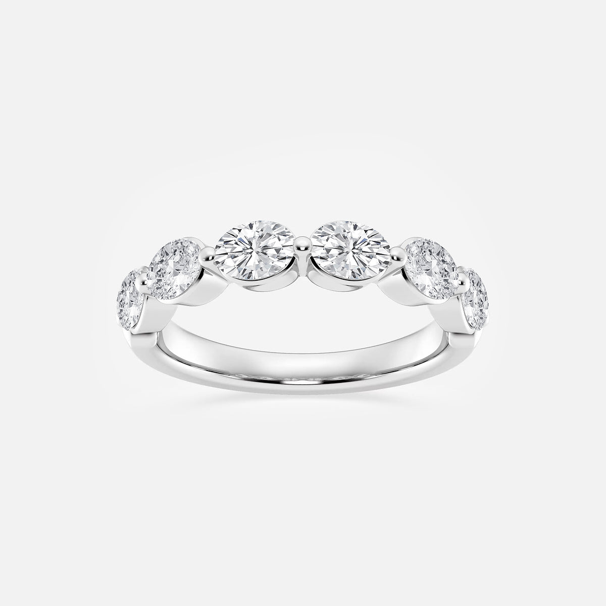 GWA118 - product video for 1 1/2 ctw Oval Lab Grown Diamond Floating Anniversary Band
