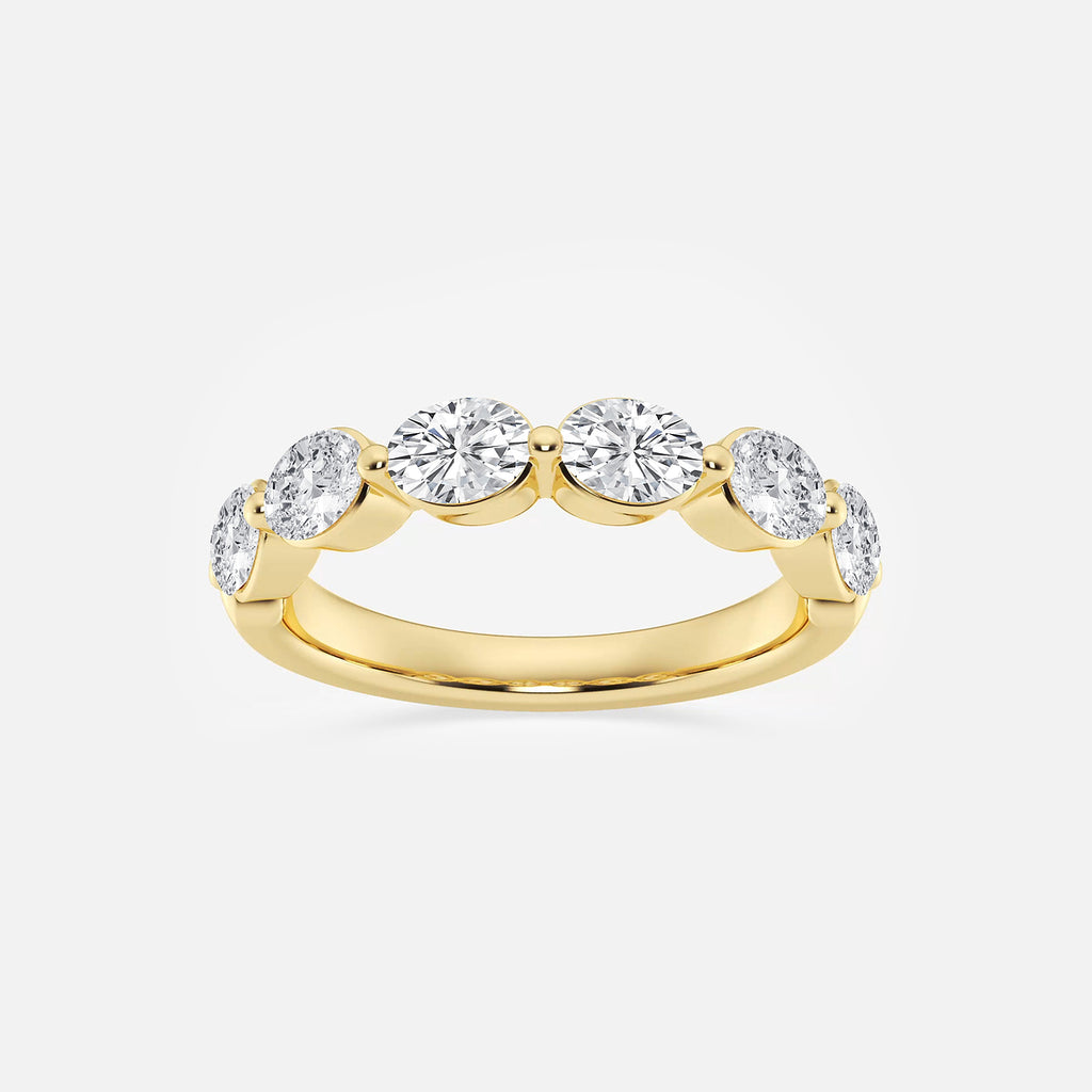 GWA118 - product video for 1 1/2 ctw Oval Lab Grown Diamond Floating Anniversary Band