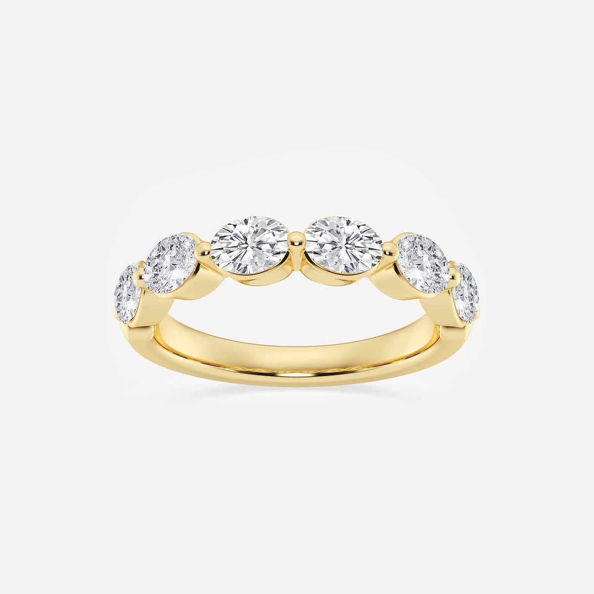 GWA118 - product video for 1 1/2 ctw Oval Lab Grown Diamond Floating Anniversary Band