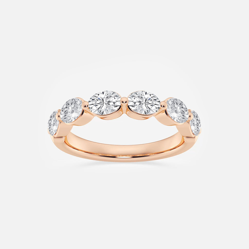 GWA118 - product video for 1 1/2 ctw Oval Lab Grown Diamond Floating Anniversary Band