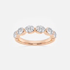 GWA118 - product video for 1 1/2 ctw Oval Lab Grown Diamond Floating Anniversary Band