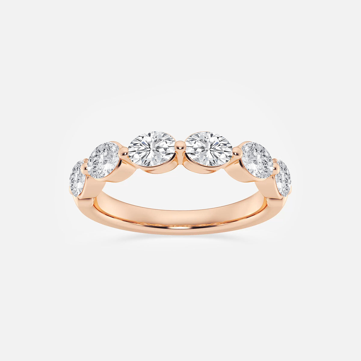 GWA118 - product video for 1 1/2 ctw Oval Lab Grown Diamond Floating Anniversary Band