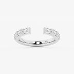 GWA120 - product video for 3/4 ctw Emerald Lab Grown Diamond Channel Set Nesting Wedding Band