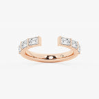 GWA120 - product video for 1 ctw Emerald Lab Grown Diamond Channel Set Nesting Wedding Band