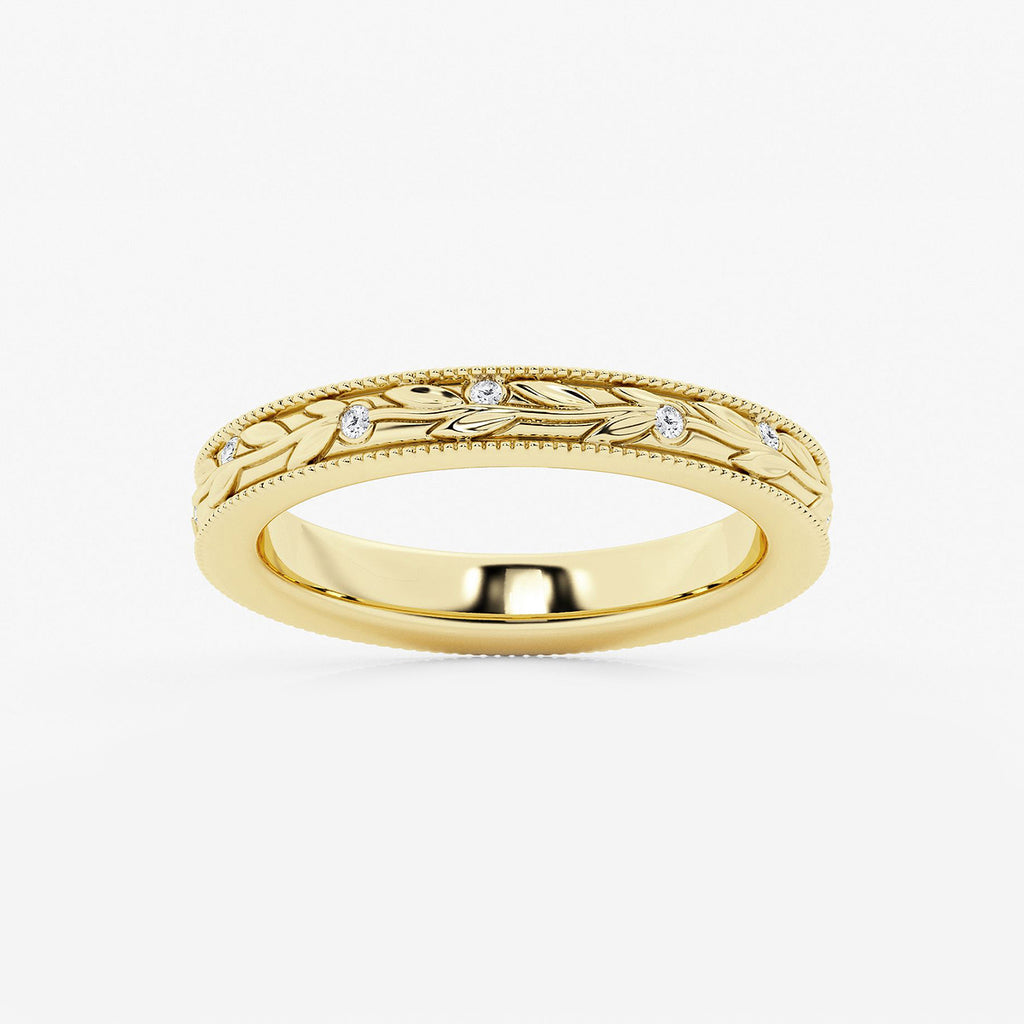 GWA122 - product video for 1/10 ctw Round Lab Grown Diamond Wedding Band