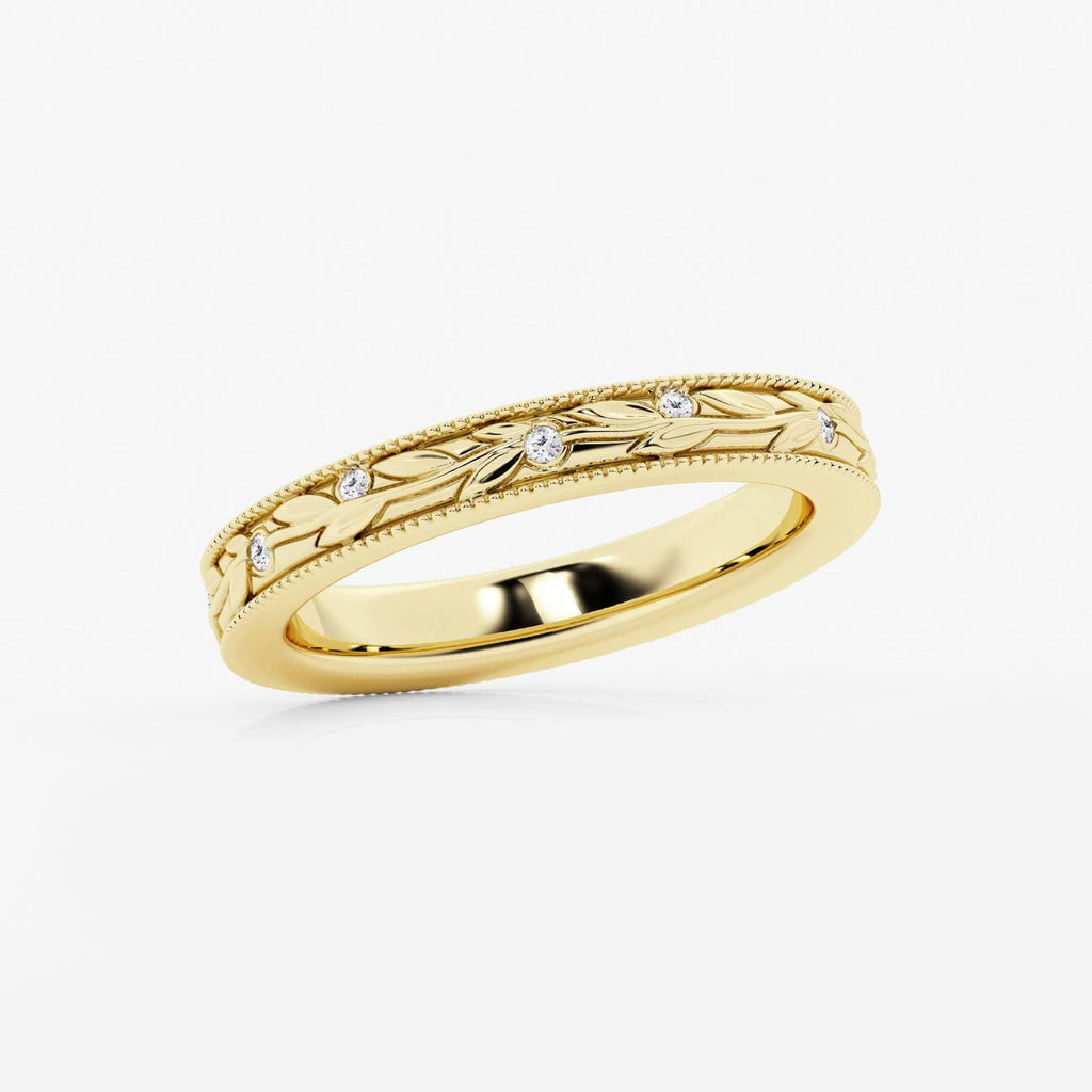 GWA122 - Additional Image 1 for  1/10 ctw Round Lab Grown Diamond Wedding Band