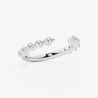 GWA123 - Additional Image 1 for  1 ctw Round Lab Grown Diamond Floating Nesting Wedding Band