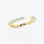 GWA123 - Additional Image 1 for  1 ctw Round Lab Grown Diamond Floating Nesting Wedding Band
