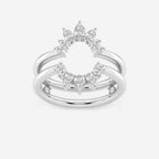 GWA124 - product video for 1/2 ctw Pear Lab Grown Diamond Ring Enhancer