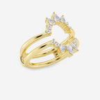 GWA124 - Additional Image 1 for  1/2 ctw Pear Lab Grown Diamond Ring Enhancer