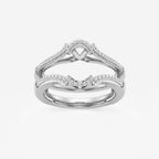 GWA126 - 1/4 ctw Round Lab Grown Diamond Crown Ring Enhancer