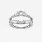 GWA126 - product video for 1/4 ctw Round Lab Grown Diamond Crown Ring Enhancer