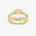 GWA126 - product video for 1/4 ctw Round Lab Grown Diamond Crown Ring Enhancer