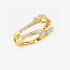 GWA126 - Additional Image 1 for  1/4 ctw Round Lab Grown Diamond Crown Ring Enhancer