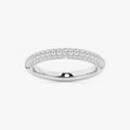 GWA127 - 1/2 ctw Round Lab Grown Diamond Micro Pave Wedding Band