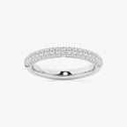 GWA127 - 1/2 ctw Round Lab Grown Diamond Micro Pave Wedding Band