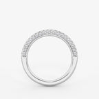 GWA127 - Additional Image 1 for  1/2 ctw Round Lab Grown Diamond Micro Pave Wedding Band