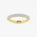 GWA127 - product video for 1/2 ctw Round Lab Grown Diamond Micro Pave Wedding Band
