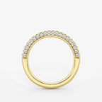 GWA127 - Additional Image 1 for  1/2 ctw Round Lab Grown Diamond Micro Pave Wedding Band