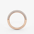 GWA127 - Additional Image 1 for  1/2 ctw Round Lab Grown Diamond Micro Pave Wedding Band