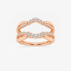 GWA136 - product video for 1/3 ctw Round Lab Grown Diamond Graduated Ring Enhancer