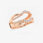 GWA136 - Additional Image 1 for  1/3 ctw Round Lab Grown Diamond Graduated Ring Enhancer
