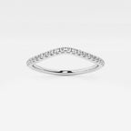 GWA137 - 1/5 ctw Round Lab Grown Diamond Contour Wedding Band