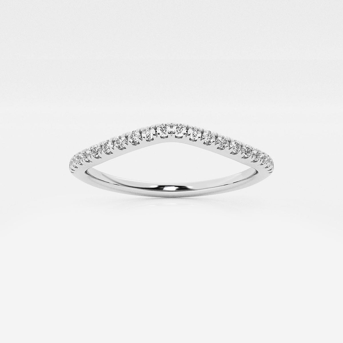 GWA137 - product video for 1/5 ctw Round Lab Grown Diamond Contour Wedding Band
