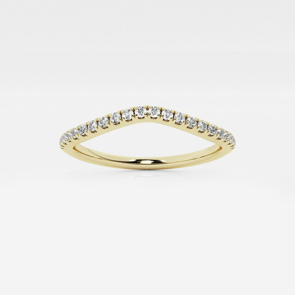 GWA137 - product video for 1/5 ctw Round Lab Grown Diamond Contour Wedding Band