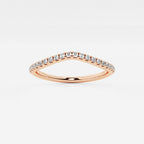 GWA137 - product video for 1/5 ctw Round Lab Grown Diamond Contour Wedding Band
