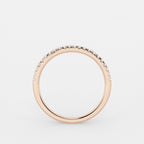 GWA137 - Additional Image 1 for  1/5 ctw Round Lab Grown Diamond Contour Wedding Band